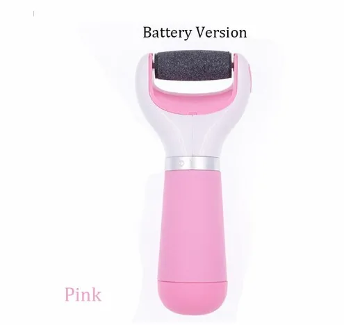 Электрический прибор для удаления омертвевшей кутикулы ног, уход за ногами, педикюр, инструменты для ухода, инструмент для удаления омертвевшей кутикулы - Цвет: Pink Battery