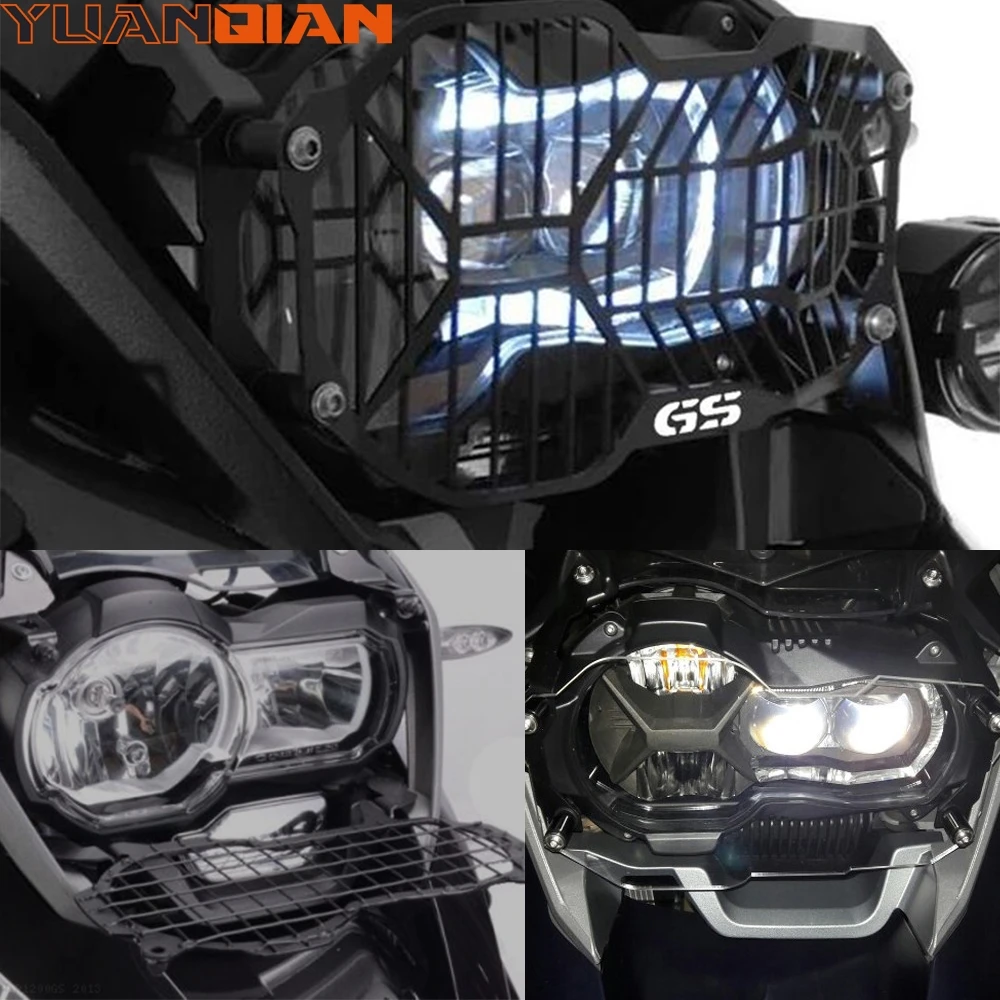 For BMW R1200GS ADVENTURE R1200 GS LC ADV R 1200 GS 2014 2015 2016 2017 2018 Motorcycle Headlight Protector Grille Guard Cover