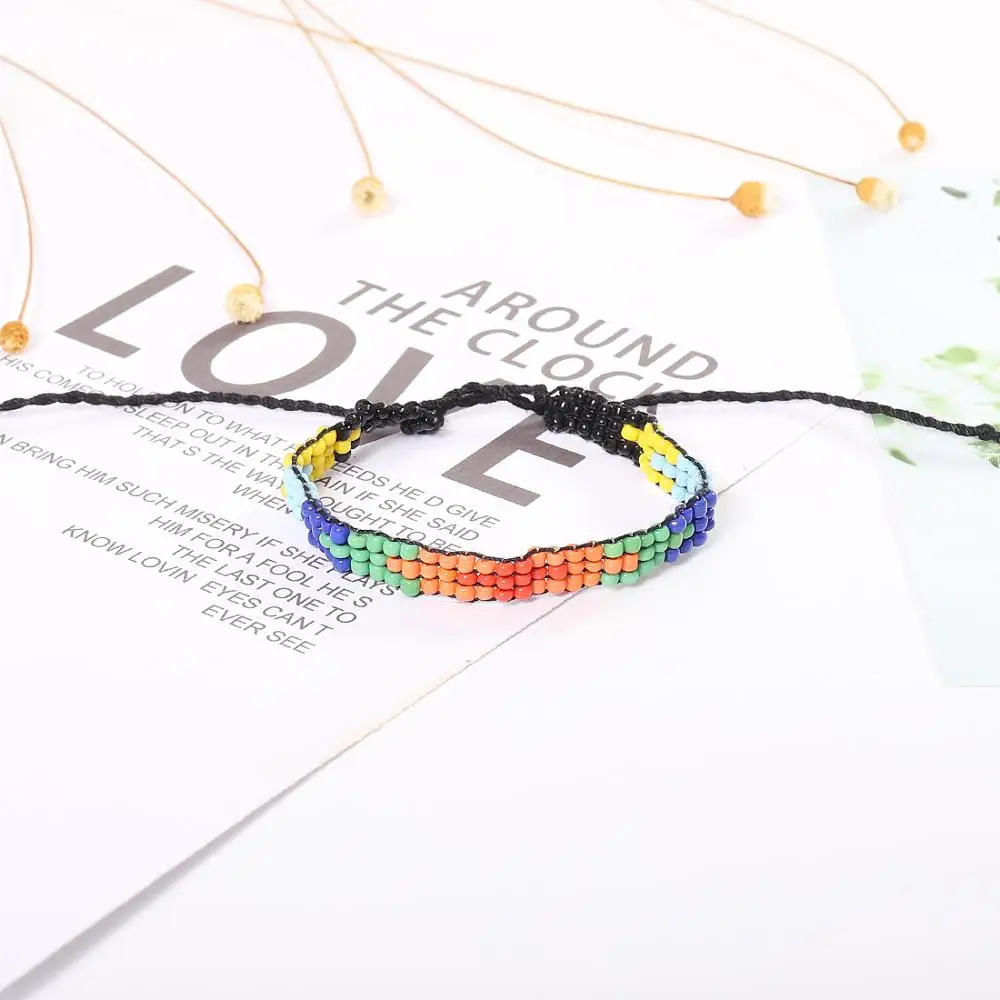 G. YCX Boho Изысканные бусы Perles Miyuki браслет ткацкий станок пара сестра BFF плетеный браслет ручной работы Insta Pulseras Mujer Bileklik ювелирные изделия