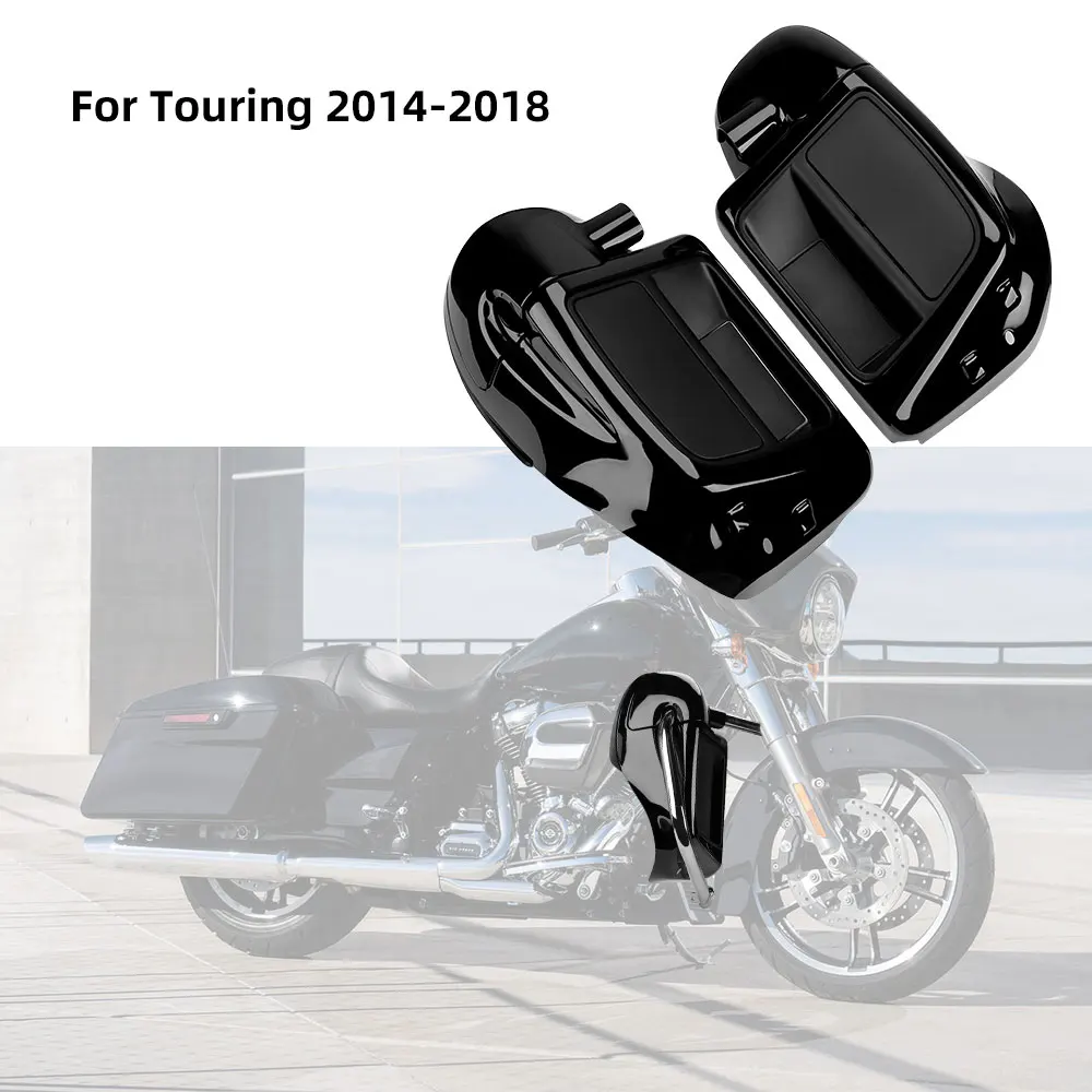 Нижний вентилируемый обтекатель ног грелка перчаточный ящик для Touring CVO Road King Street Glide Electra ультра классический двухохлаждаемый 1983 - Цвет: 2014-2018