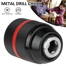 

2-13mm 1/2-20UNF Metal Drill Chuck Heavy Duty Keyless Drill Chuck Hex Shank/SDS/Socket Square Female Adaptor Hardware Tool