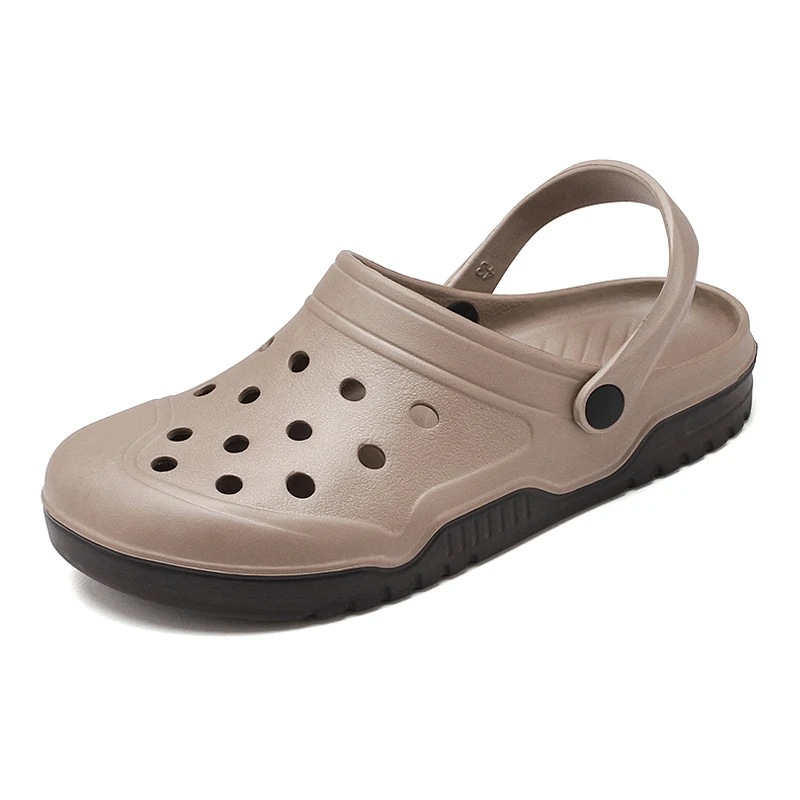 Summer garden sandals Very Wide Summer Mens Clogs Rubber Beach Sandals Zuecos Hombre Sandalias Playa Garden Shoes Cholas Plus Big Size 51 52 53 54