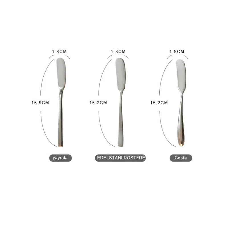 Butter knife Smear scraper for jam butter cheese Western cuisine cake Stainless steel