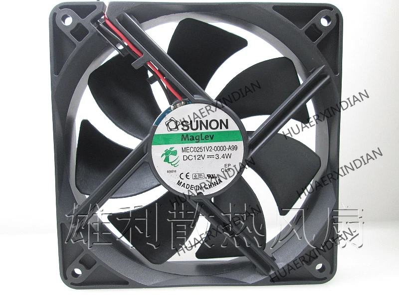 

Original NEW MEC0251V2-0000-A99 12V 3.4W 12CM 12025 2wire Motor protection cooling Fan high quality