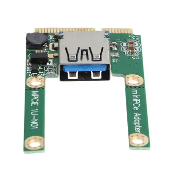 

Mini PCI-E to USB3.0 PCI Express Card PCI-E to USB 3.0 Expansion Card Computer Components Add On Cards for Laptop