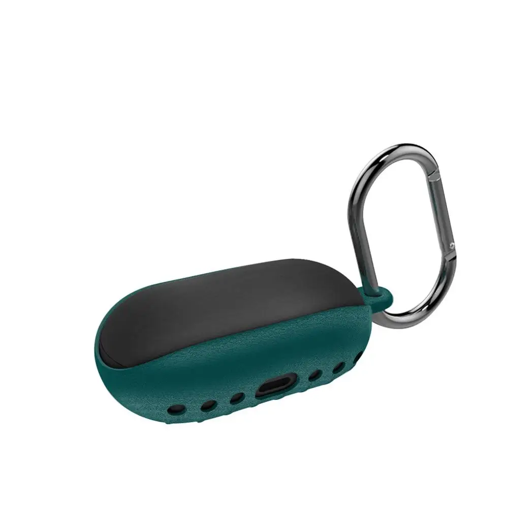 B С отверстием силиконовая защитная обложка, кожаный чехол для samsung gear Icon X Беспроводная bluetooth-гарнитура защитная оболочка#919 - Цвет: B