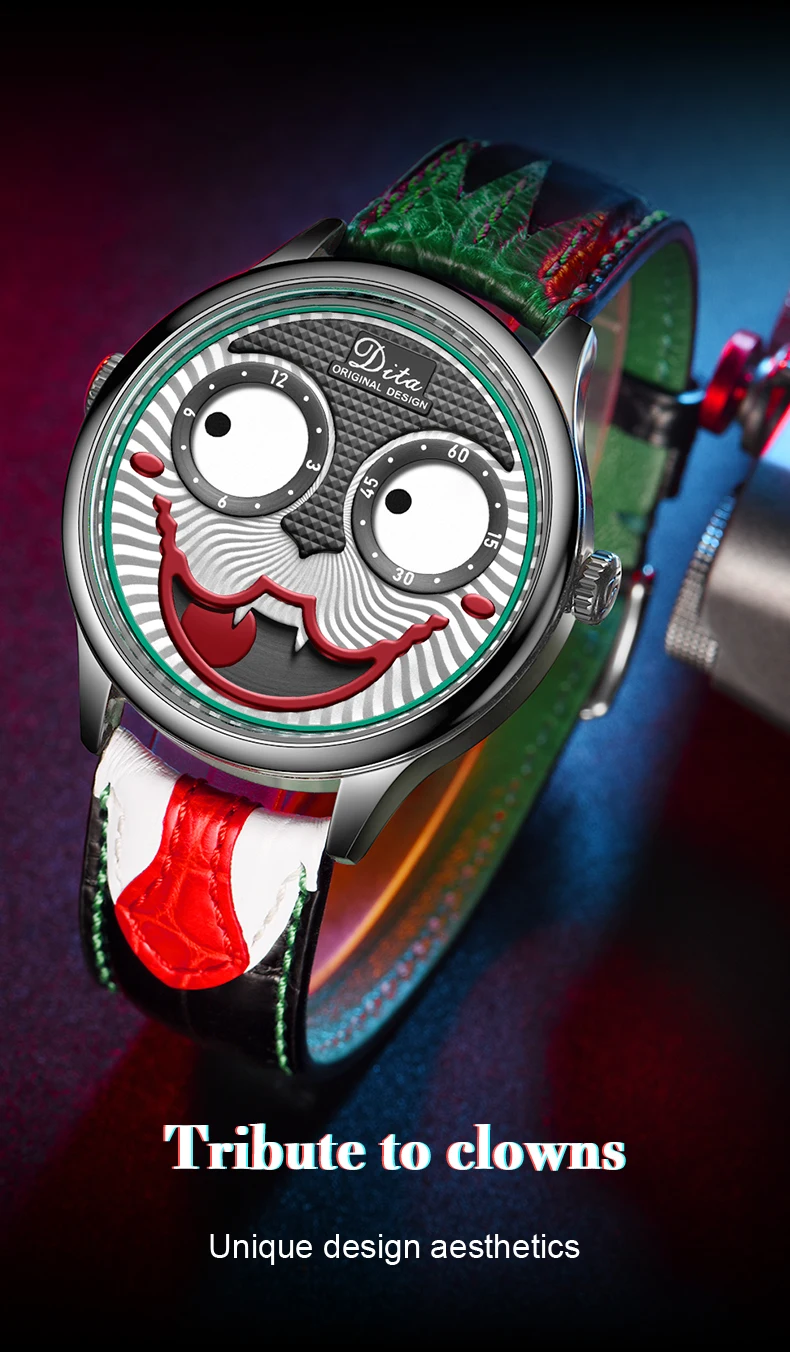 Movie It:Chapter Two Pennywise Joker Cosplay Joaquin Phoenix Arthur Fleck Joker Watch Alloy Quartz Watches Limited Edition Watch