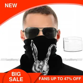

Scary Rabbit Mouth Face Mask Donnie Darko Facial Mask Adult Funny with 2 Filters Polyester Mask