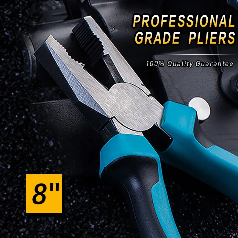 Wire cutter 8 inch DTBD " 8" профессиональные инструменты, многофункциональные плоскогубцы, набор для зачистки, щипцы, резак, игла, щипцы для носа, ювелирные изделия, диагональные инструменты - Цвет: Wire cutter 8 inch