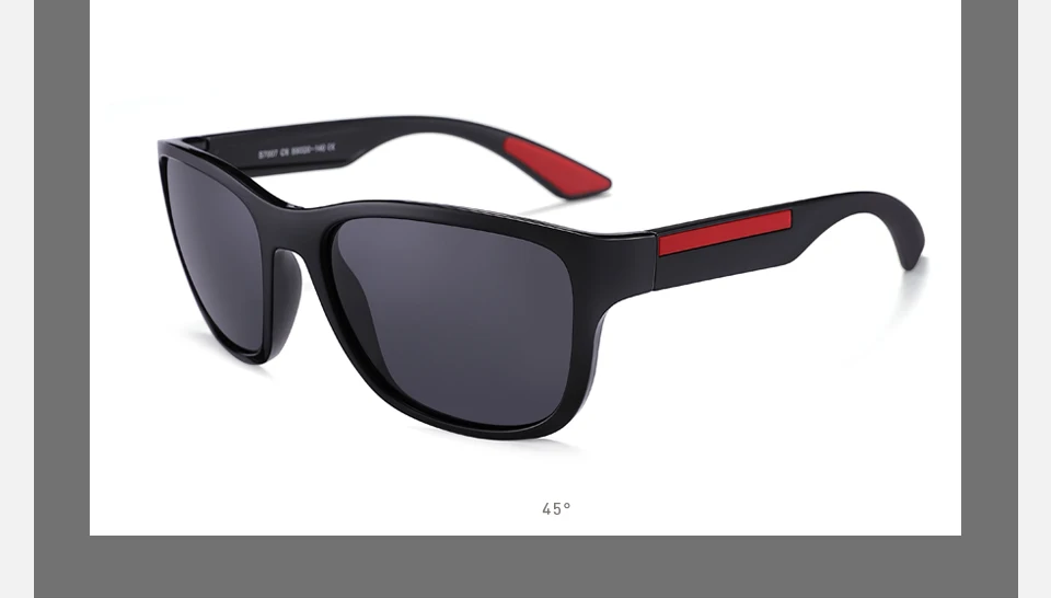 20/20 ультралегкие поляризованные Винтажные Солнцезащитные очки TR90, мужские Модные солнцезащитные очки для вождения, рыбалки, квадратные очки 7007