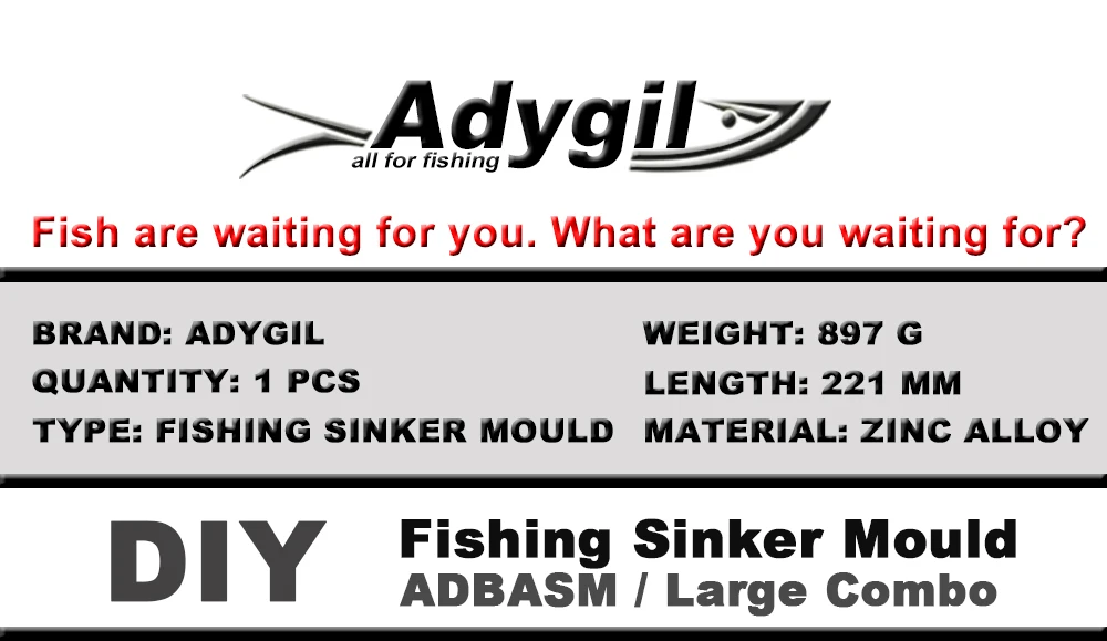 Adygil DIY рыболовный шар грузило прессформы ADBASM/большой комбо грузик 7 г 14 г 28 г 56 г 84 г 112 г 168 г 7 полостей