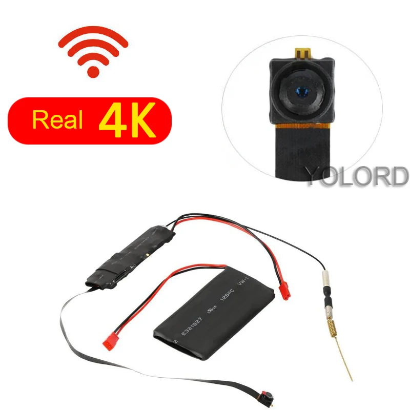 Реальные 4K Мини Гибкий Wi Fi пульт дистанционного управления RC P2P видео камера