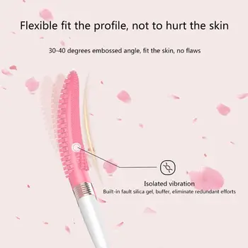 

Silicone Back Body Bath Brush Scrubber with Long Handle Healthy Skin Care Bathroom Shower Accessories for Men Women M7DF