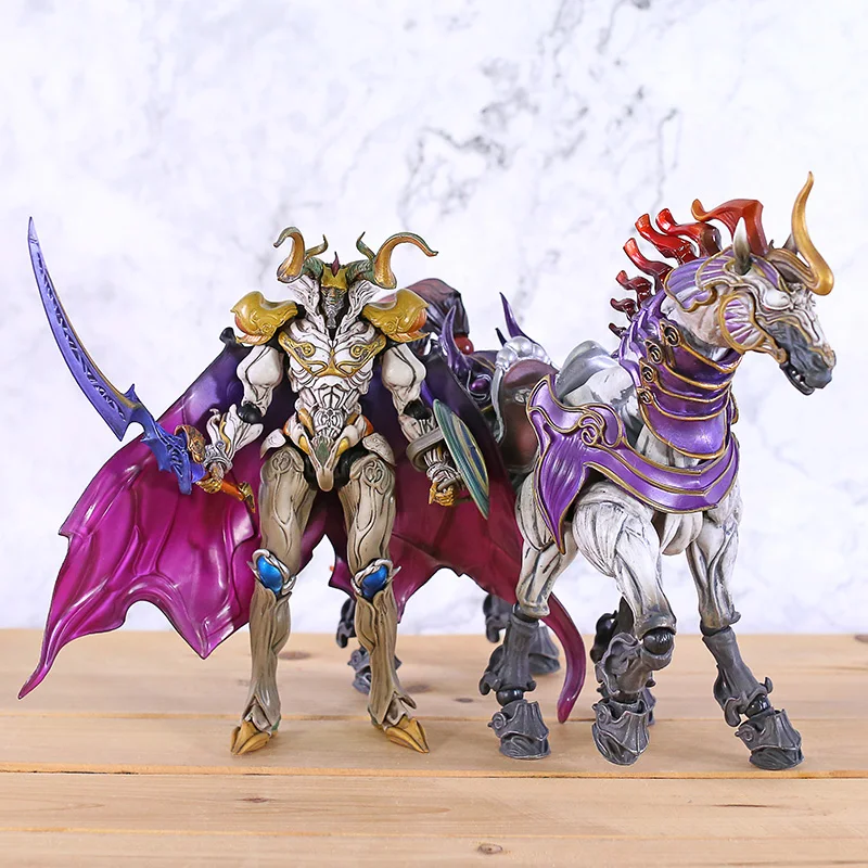 Play Arts Kai Final Fantasy XIII Odin+ Hourse ПВХ фигурка Коллекционная FF13 модель игрушки