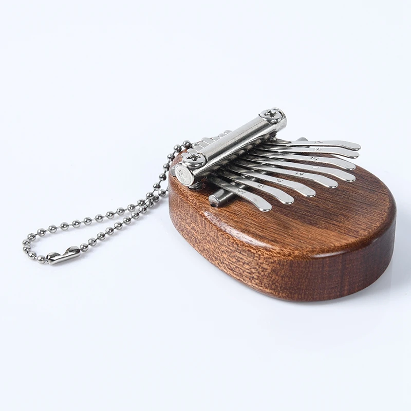 Dropship-8 клавиши мини портативный палец калимба большой палец пианино портативный начинающих клавиатура инструмент Рождественская игрушка со шнурком
