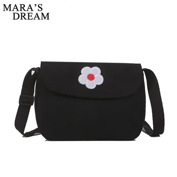 

Mara's Dream 2019 New Korean Style Flower Canvas Bag Small Fresh Literary Crossbody Bag Female Students Simple Versatile Shoulde