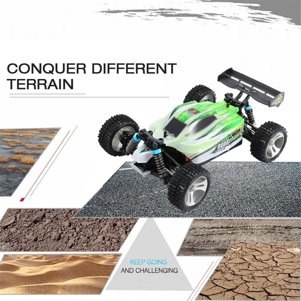 HOTWLtoys A959B 2,4G 1/18 полный пропорциональный пульт дистанционного управления 4WD автомобиль 70 км/ч высокая скорость Электрический RTR внедорожный багги RC автомобиль