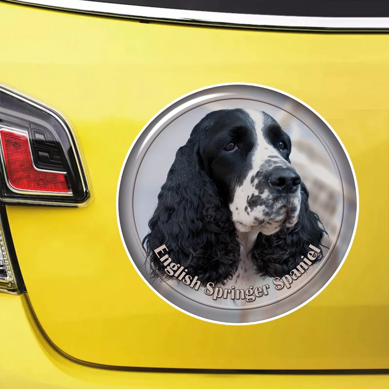 

S62157# English Springer Spaniel Self-adhesive Decal Car Sticker Waterproof Auto Decors on Bumper Rear Window Laptop Choose Size