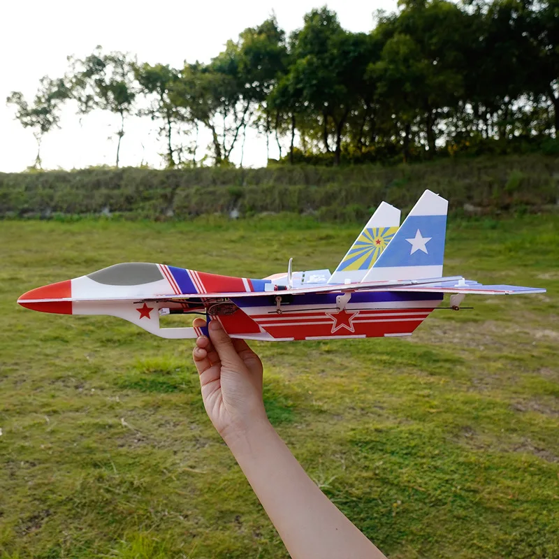 Мини SU27 KT 400 мм размах крыльев RC Самолет готов к полету DIY трюк фиксированное крыло военный истребитель с батареей дистанционное управление Mo