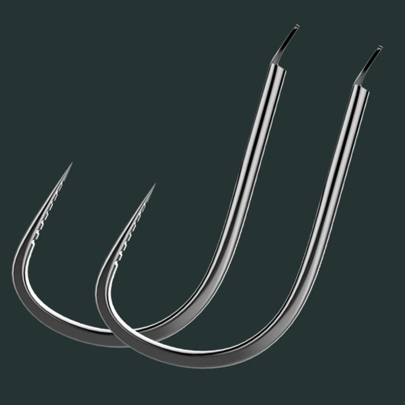 

30Pcs Hooks High Carbon Steel Fish Hooks 0.1/0.3/0.5/0.8/1/2/3/4/5/6 Non-barb Hook Carp Fishing Sea Accessories Dropshipping
