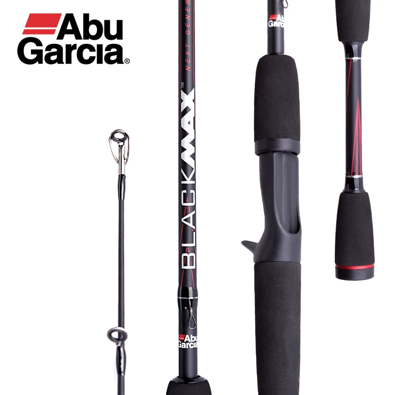 

100% Original Abu Garcia Brand Black Max BMAXC662M Casting Rod 6'6" 1.98m Carbon Baitcasting Fishing Rods 2 Sec M Power Rod