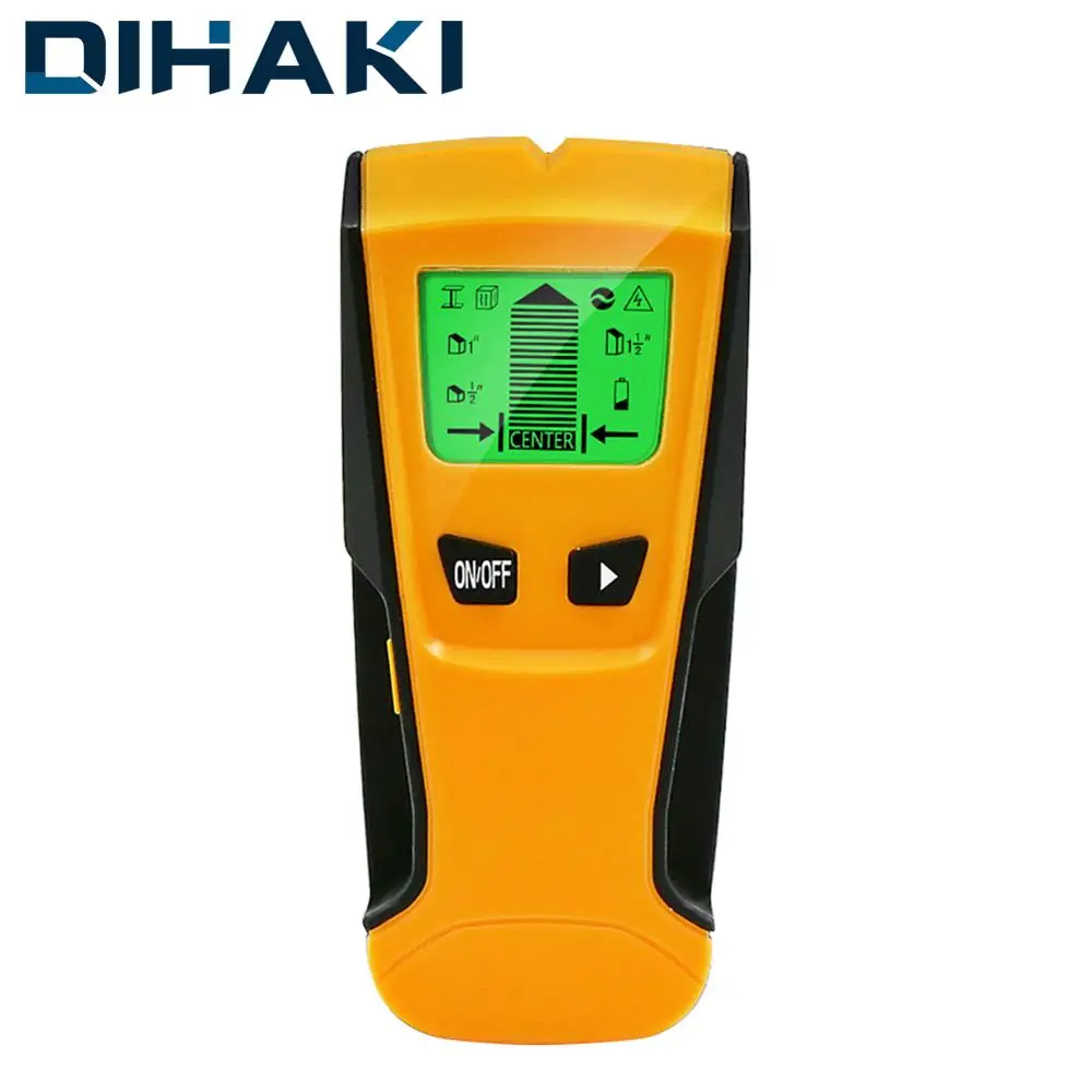 

DIHAKI 3 In 1 Metal Detector Wall Detector Find Metal Wood Studs AC Voltage Live Wire Gold Wall Scanner Electric Box Finder