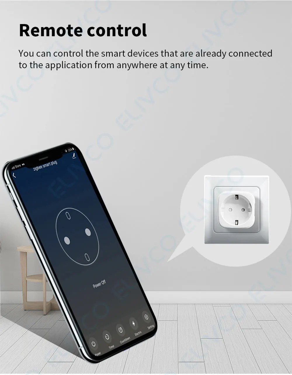 16A ZigBee 3.0 Smart Plug Power Socket SmartLife App Remote Control Timer Countd