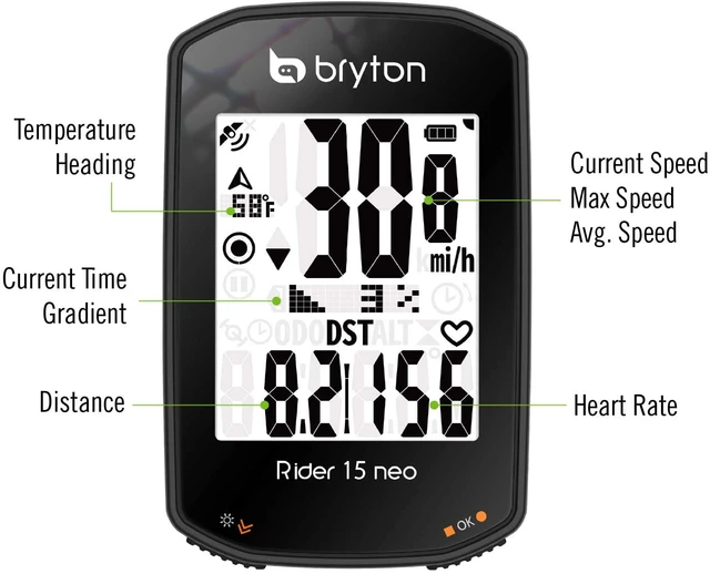Compteur GPS Bryton Rider 15