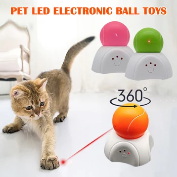 

3 Modes Cats Toy Automatic Adjustable Funny Pet Toy LED Electronic Ball Toys Cats Toys JAN88