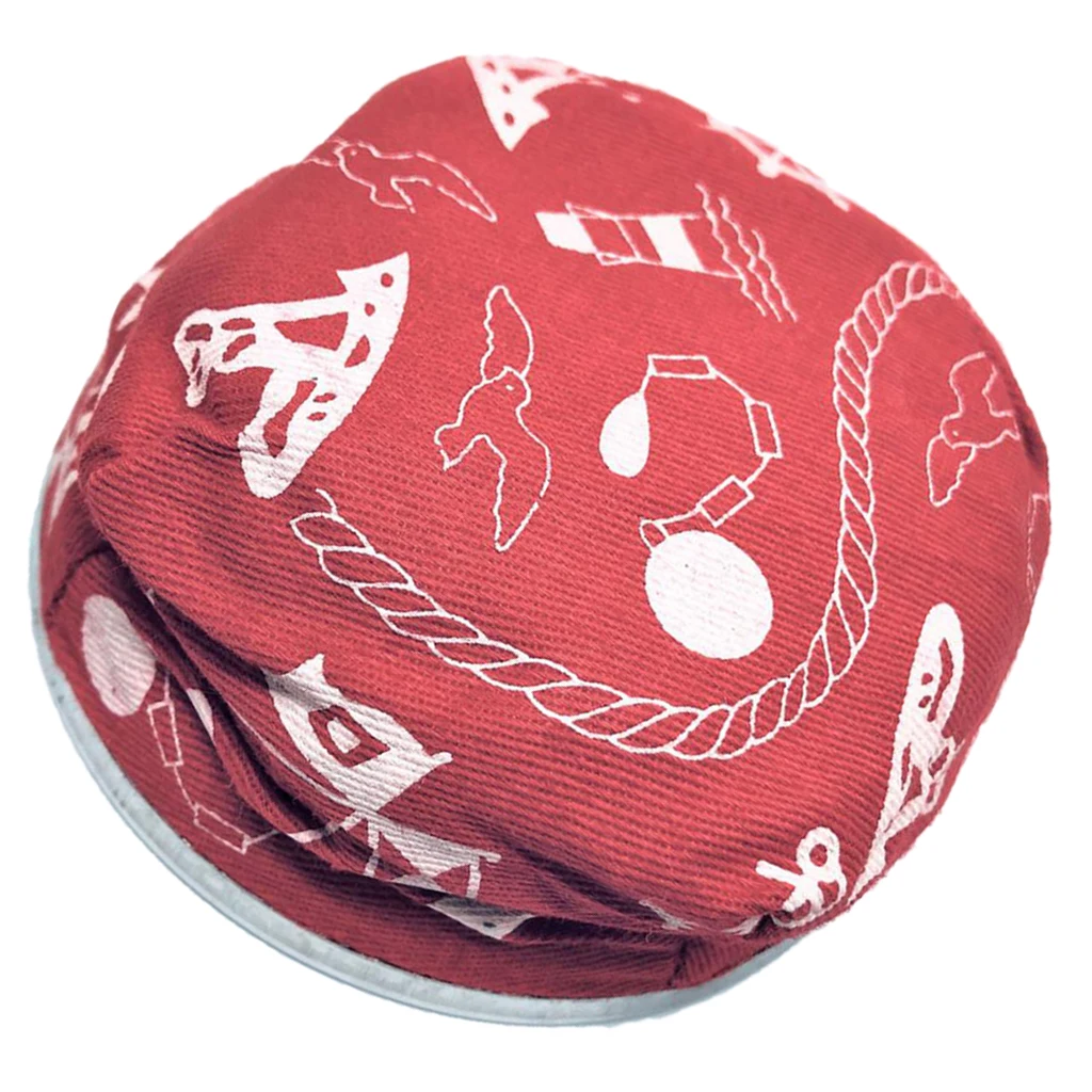 304 Stainless Steel Windproof Bean Bag Ashtray Cigarette Holder Red for Boat