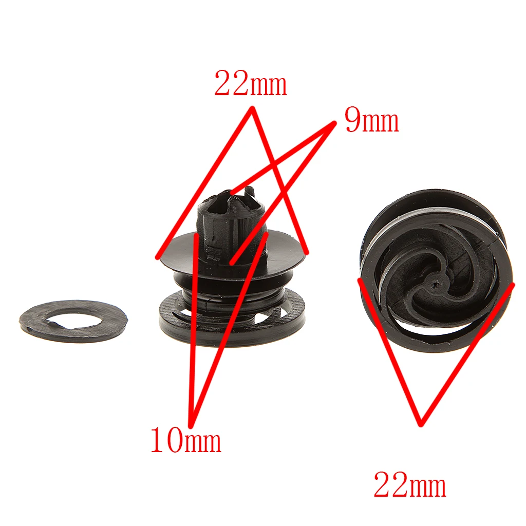 20PCS Exterior Door Fender Moulding Trim Clips FOR VW Passat 3B-086-8243