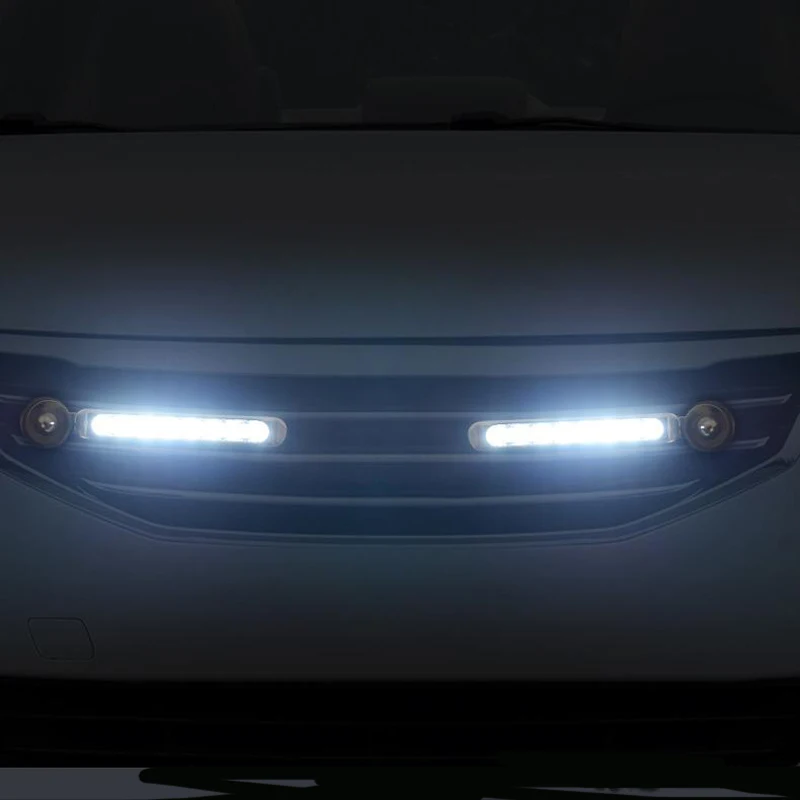 2 шт. Светодиодная подсветка для дневных ходовых огней Ford Focus Fusion Escort Kuga Ecosport Fiesta