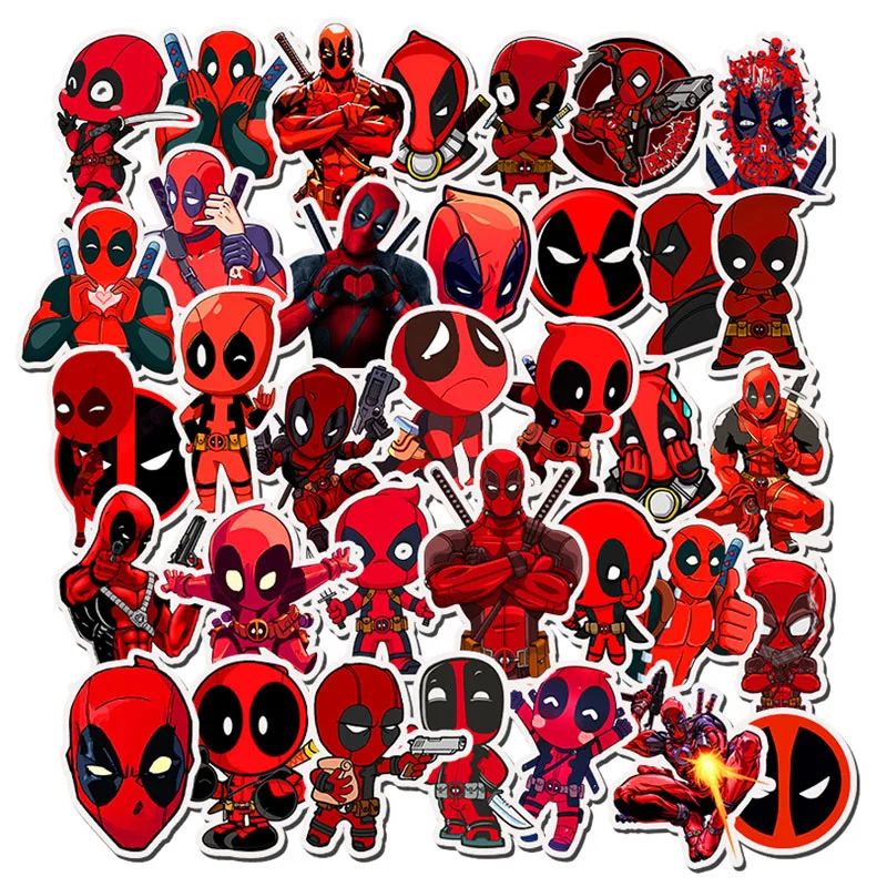Disney Мстители мультфильм аниме наклейки Marvel Comics водонепроницаемый багаж
