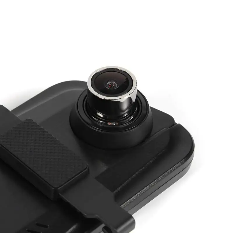 V96A Full HD 1080P Автомобильная dvr камера 9,66 дюймов сенсорный экран зеркало заднего вида двойной объектив цифровой видеорегистратор Dashcam