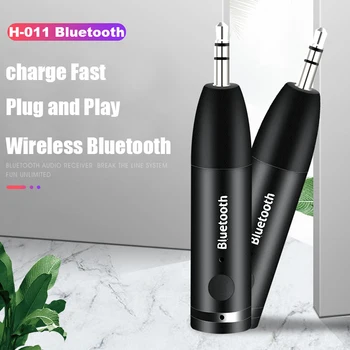 

Handsfree Bluetooth 5.0 Car Kit Stereo Auto 3.5mm Jack Aux Bluetooth Wireless Music MP3 Audio Adapter Receiver For PC Headphone