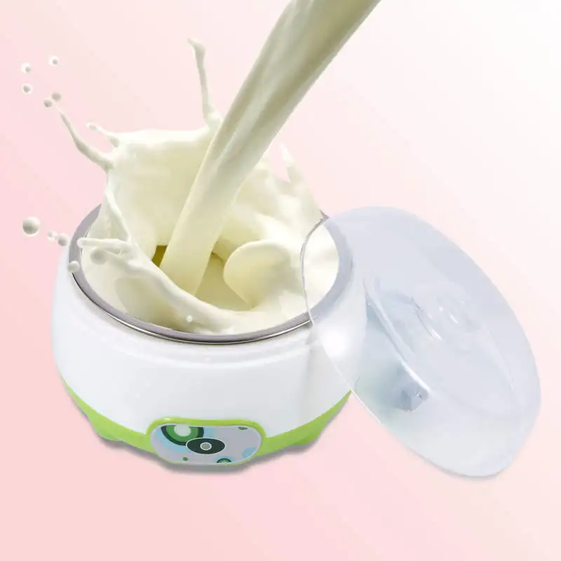 2 Types Yoghourt Machine 1L Automatic Stainless Steel Liner Yogurt Maker Machine Home DIY Yoghourt Container 4