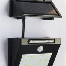 Стиль солнечная человеческая реагирующая на движение настенный светильник Бытовая уличная энергосберегающая 16LED лампа Водонепроницаемая садовая лампа коридорные огни