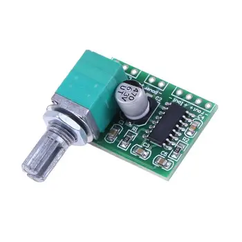 

Mini DC 5V PAM8403 Audio Amplifier Module Board with Potentiometer Switch