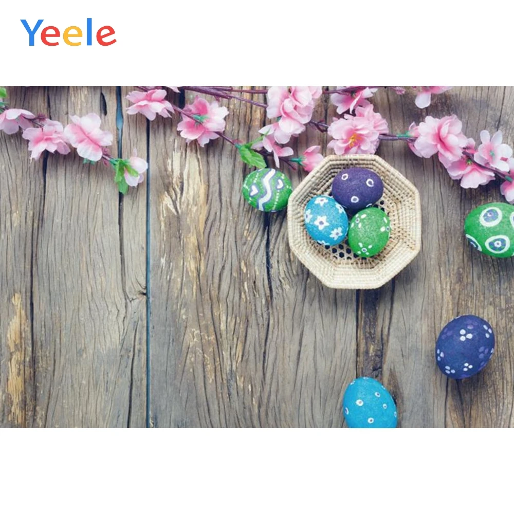 Yeele фон для фотосъемки Цветы Лепестки ПЭТ портрет синий черный лес деревянная