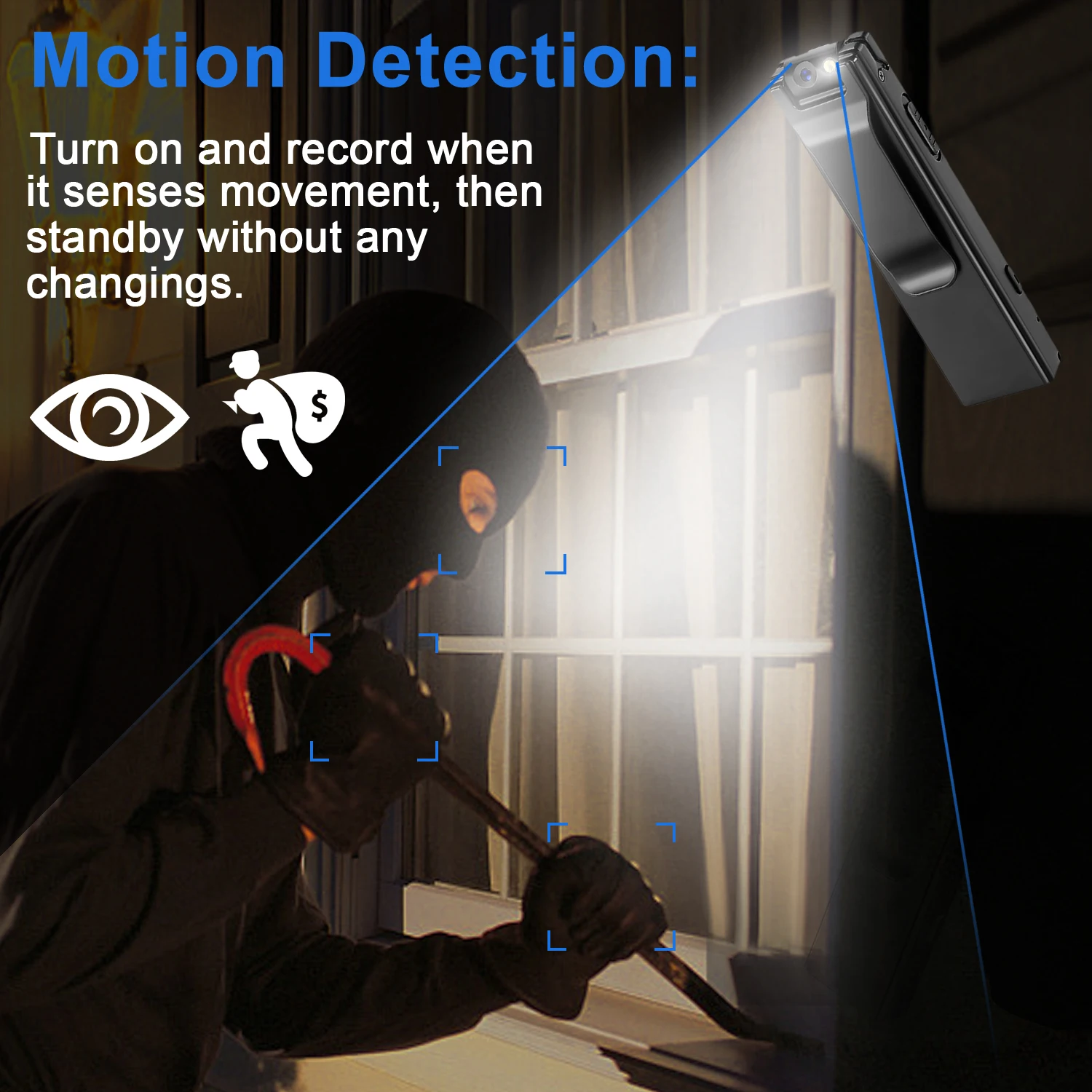  Vandlion Mini Camcorders Digital Micro Camera 1080P Motion Detective Webcam Voice Video Recording C
