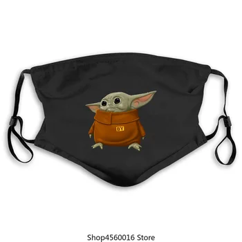 

Masque Mandalorien Hommes Étoiles wa rs Bébé Yoda Space Opera Série TV masques Harajuku Science Fiction Films Tops Vêtements Mas