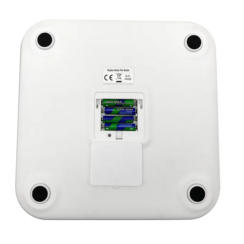 Bluetooth Smart APP весы для тела, жира, здоровья человека, запись жира, весы, весы, HD светодиодный дисплей, напольные весы для ванной
