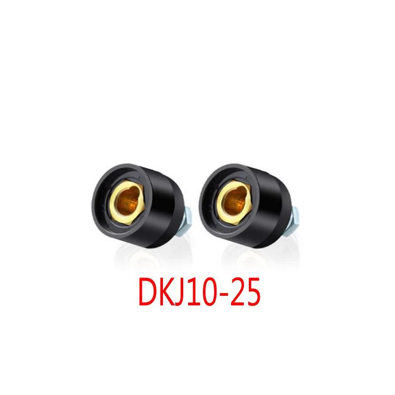 Welding Machine Connectors DKJ10-25 2Pcs/set MMA-200 160 130 A Welding Machine Welder Socket Port Cable Quick Connectors