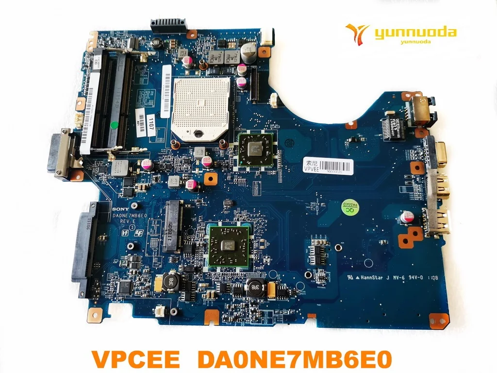 Оригинальная материнская плата для ноутбука SONY VPCEE DA0NE7MB6E0 протестированная хорошая