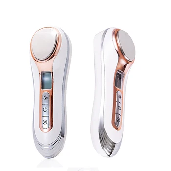 

Hot Cool Photon Facial Massager LED Light Therapy Portable Ultrasonic Electric Rechargeable Ion Facial Massager Beauty