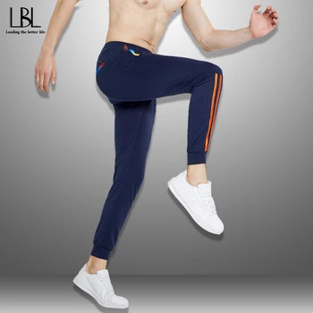 

Spring Casual Sweatpants Men 2020 Jogger Mens Pants Striped Sportswear Long Trousers New Straight Pants Man Brand Clothing 5XL