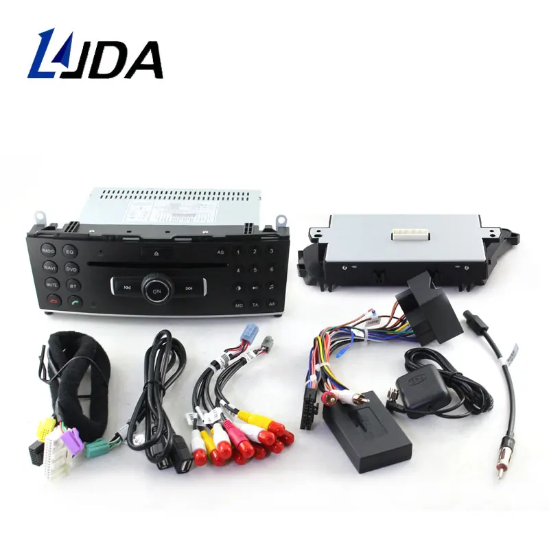 LJDA Android 10,0 автомобильный dvd-плеер для MERCEDES BENZ GLK 2008 2009 2010 gps навигация 1 Din автомобильный радио мультимедиа Wifi стерео RDS