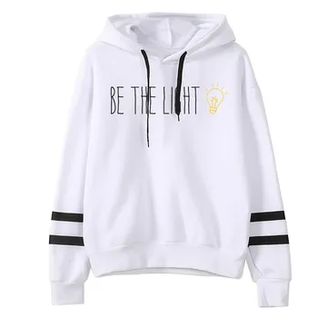 

Fashion Hoodies Women Casual Comfortable Loose Long Sleeve Hoodie Striped Print Sweatshirt Tops moletom feminino L41