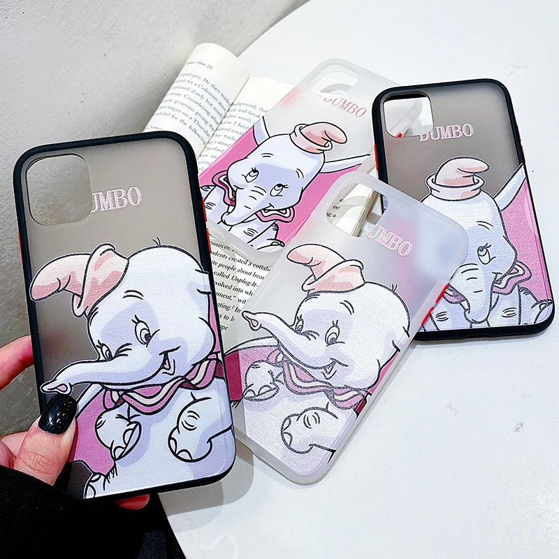 2 в 1 стиль бампер чехол для телефона Samsung Galaxy S10 S9 S8 Plus Lite Note 8 9 10 Pro мультфильм Dumbo