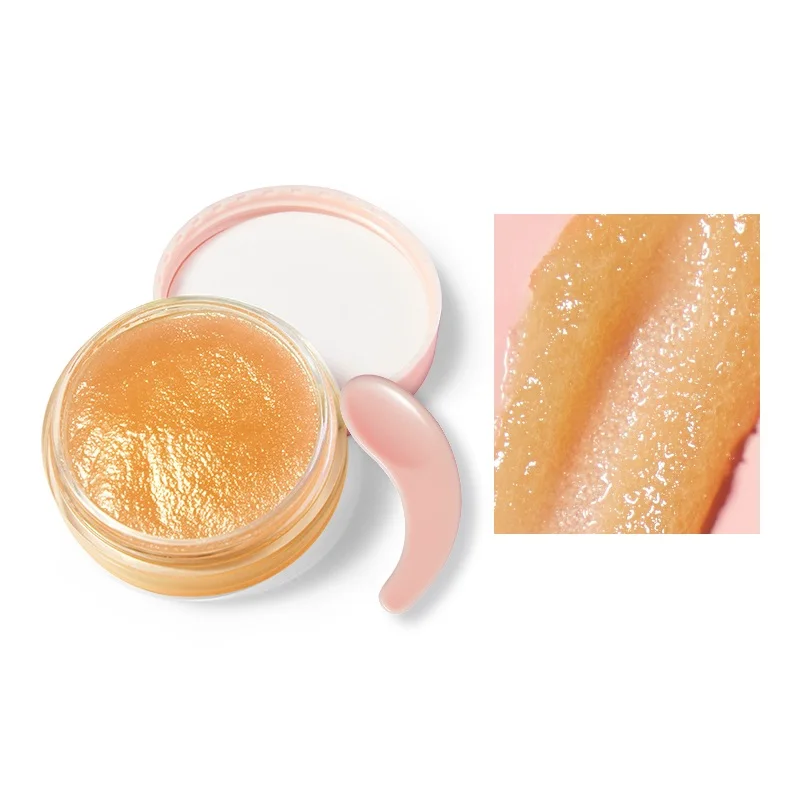 Lip Scrub Gentle Exfoliating Lip Balm Moisturizing Keratin Cream Exfoliating Base Lip Gloss Anti Aging Natural Wrinkle Lip Care